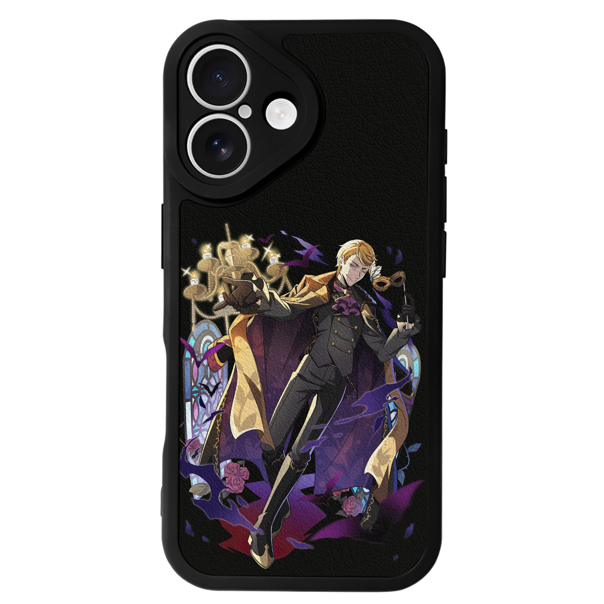 （画像用） 文豪ストレイドッグス Bungo Stray Dogs 【iPhone 16シリーズ対応】シリコンスマホケース（レザー調） 材質：シリコン